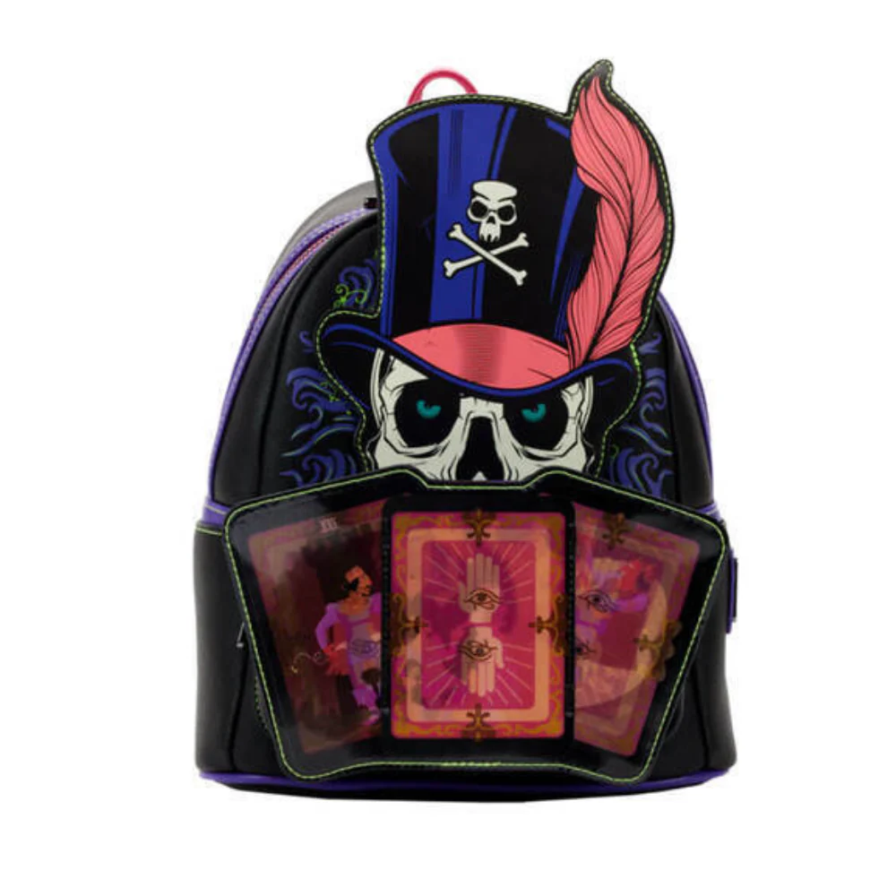 Disney Princess and the Frog Dr. Facilier Lenicular Leather Bagpack by Loungefly
