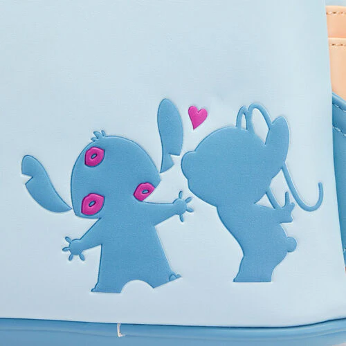 Disney Lilo & Stitch Snow Cone Date Night Leather Bagpack by Loungefly - Image 2