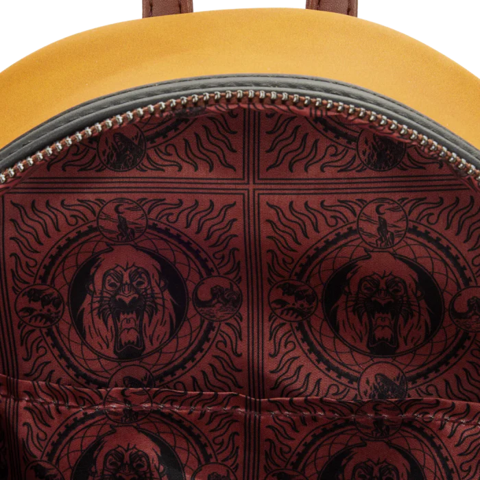 Disney Lion King Villains Scene Scar Leather Bagpack by Loungefly - Image 2