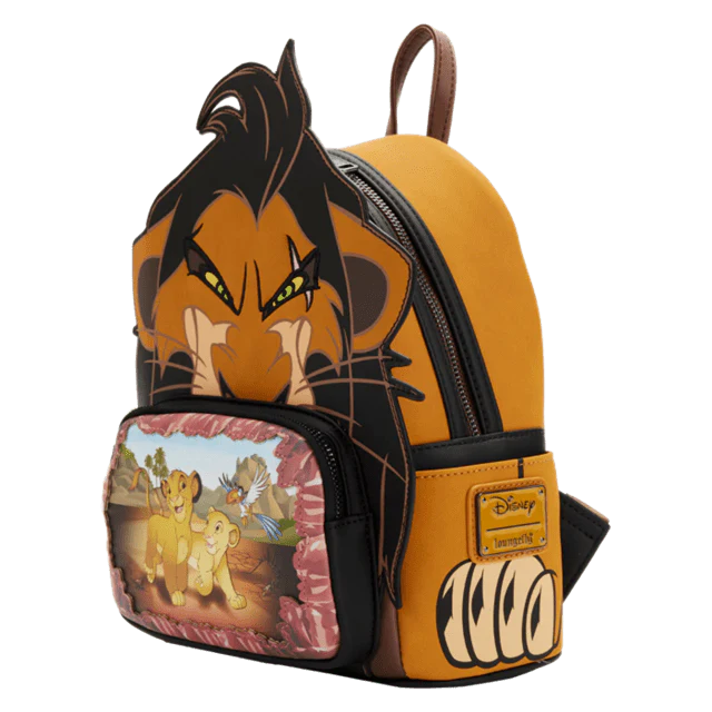 Disney Lion King Villains Scene Scar Leather Bagpack by Loungefly - Image 5