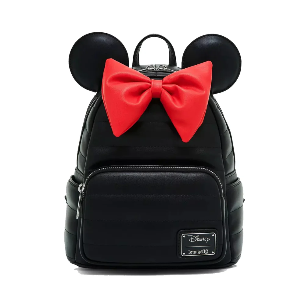 Loungefly! Leather: Disney Minnie Mouse Quilted Puff Mini Backpack