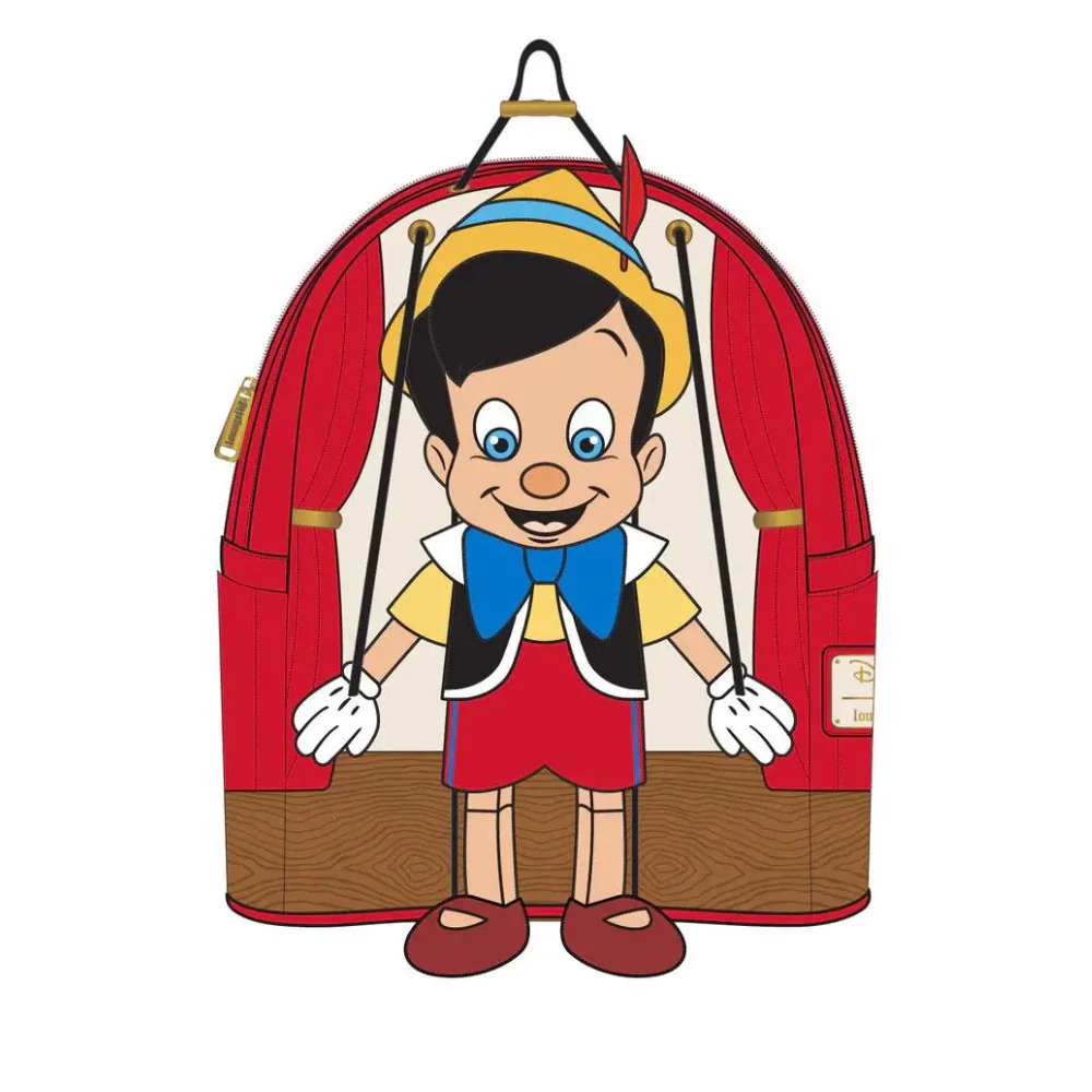 Disney Pinocchio Marionette Leather Bagpack by Loungefly