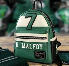 Harry Potter D. Malfoy Slytherin Leather Bagpack by Loungefly - Image 2