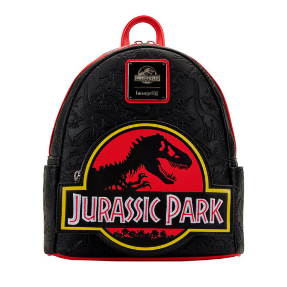 Jurassic Park Logo Leather Bagpack by Loungefly