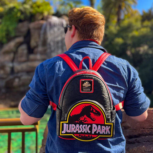 Jurassic Park Logo Leather Bagpack by Loungefly - Image 5