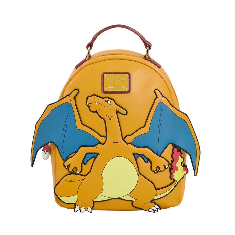 Loungefly Leather: Pokemon Charizard Cosplay Mini Backpack