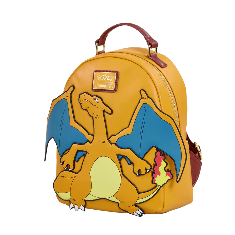 Loungefly Leather: Pokemon Charizard Cosplay Mini Backpack - Image 2