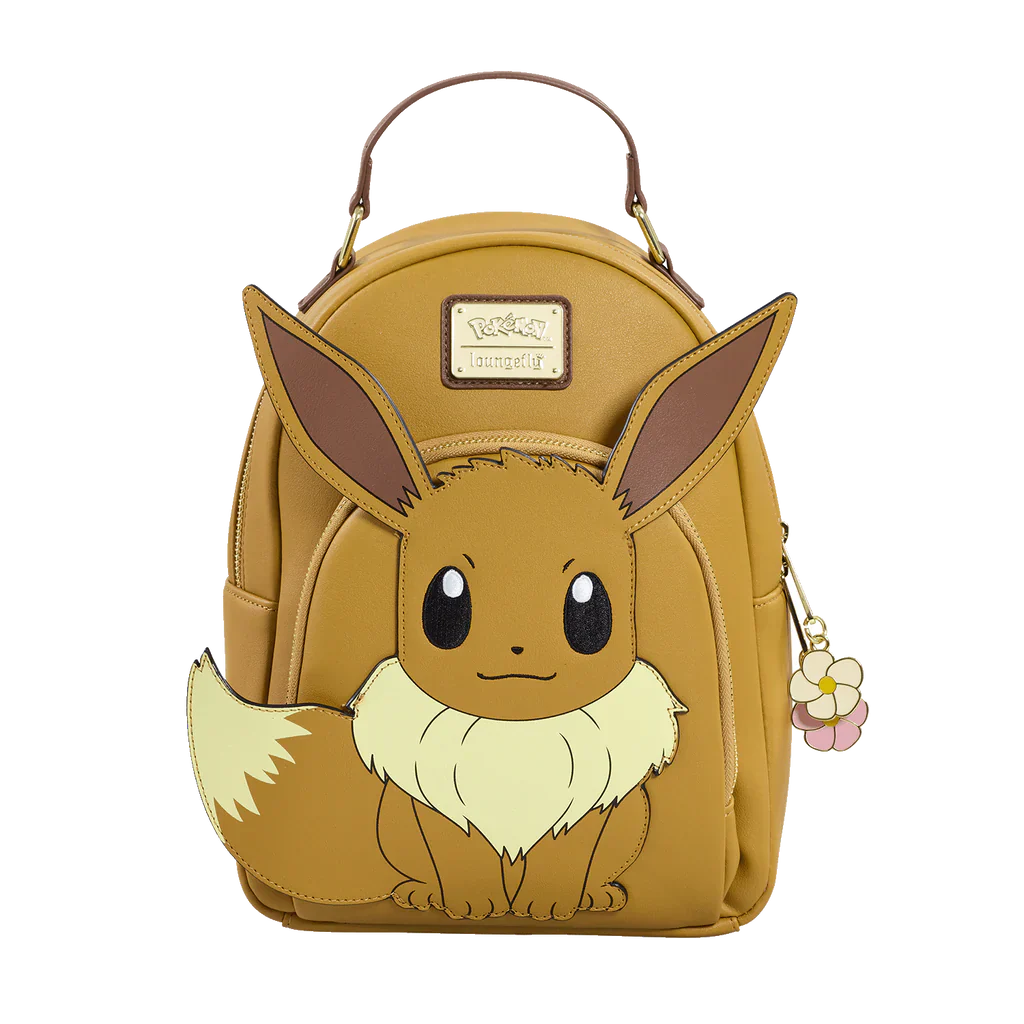 Loungefly Leather: Pokemon Eevee Faux Leather Cosplay Mini Backpack