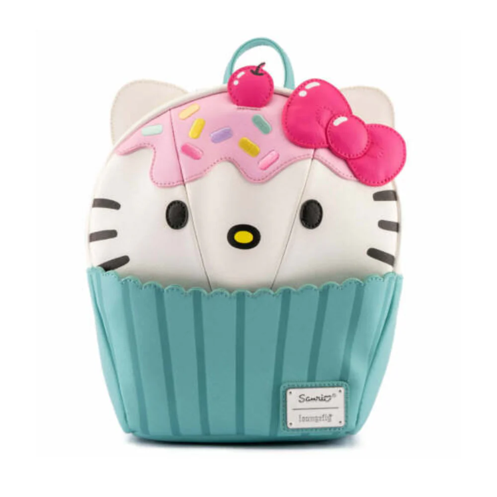 Sanrio Hello Kitty Cupcake Leather Bagpack by Loungefly