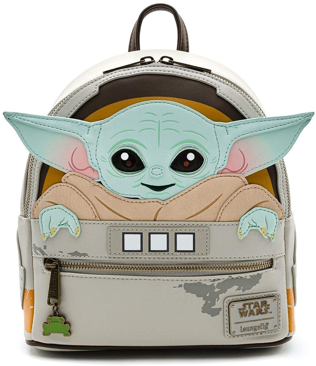 Loungefly Star Wars Mandalorian Child Craddle Mini Backpack - STBK0177, multi color, one size