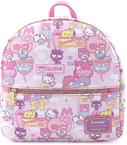Loungefly x Sanrio Hello Kitty Kawaii All-Over Print Mini Backpack