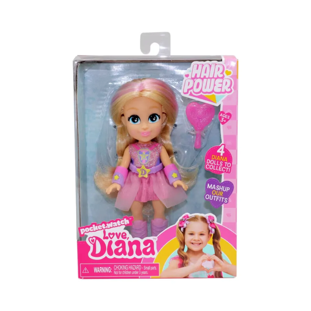 Love Diana 6" Hair Power Doll by Headstart