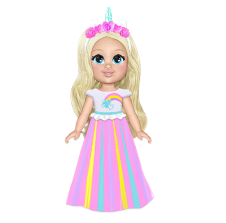 Love Diana Unicorn Princess Doll by Headstart - Image 2