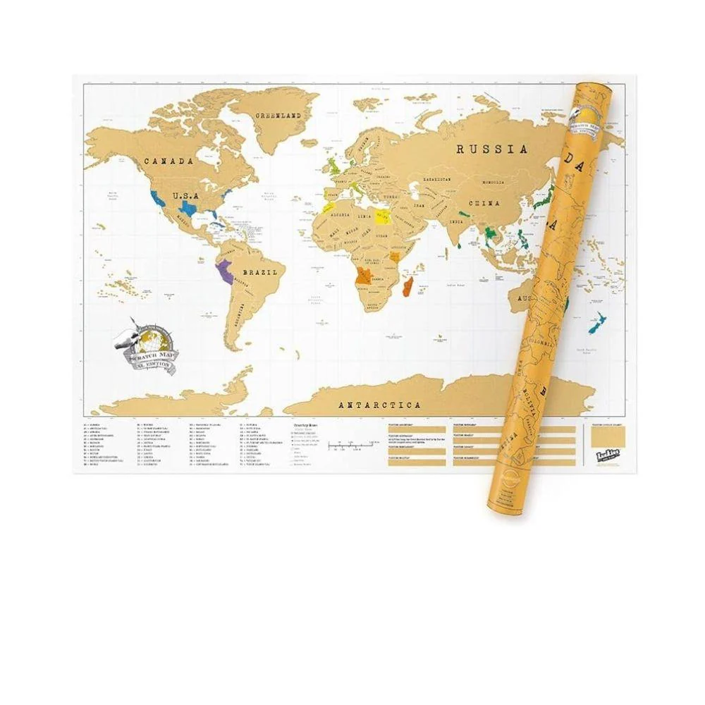 Luckies Scratch Map XL