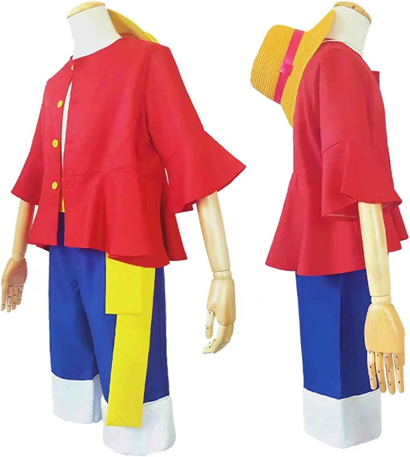 One Piece Monkey D. Luffy Costume for Adults (L) - Image 3