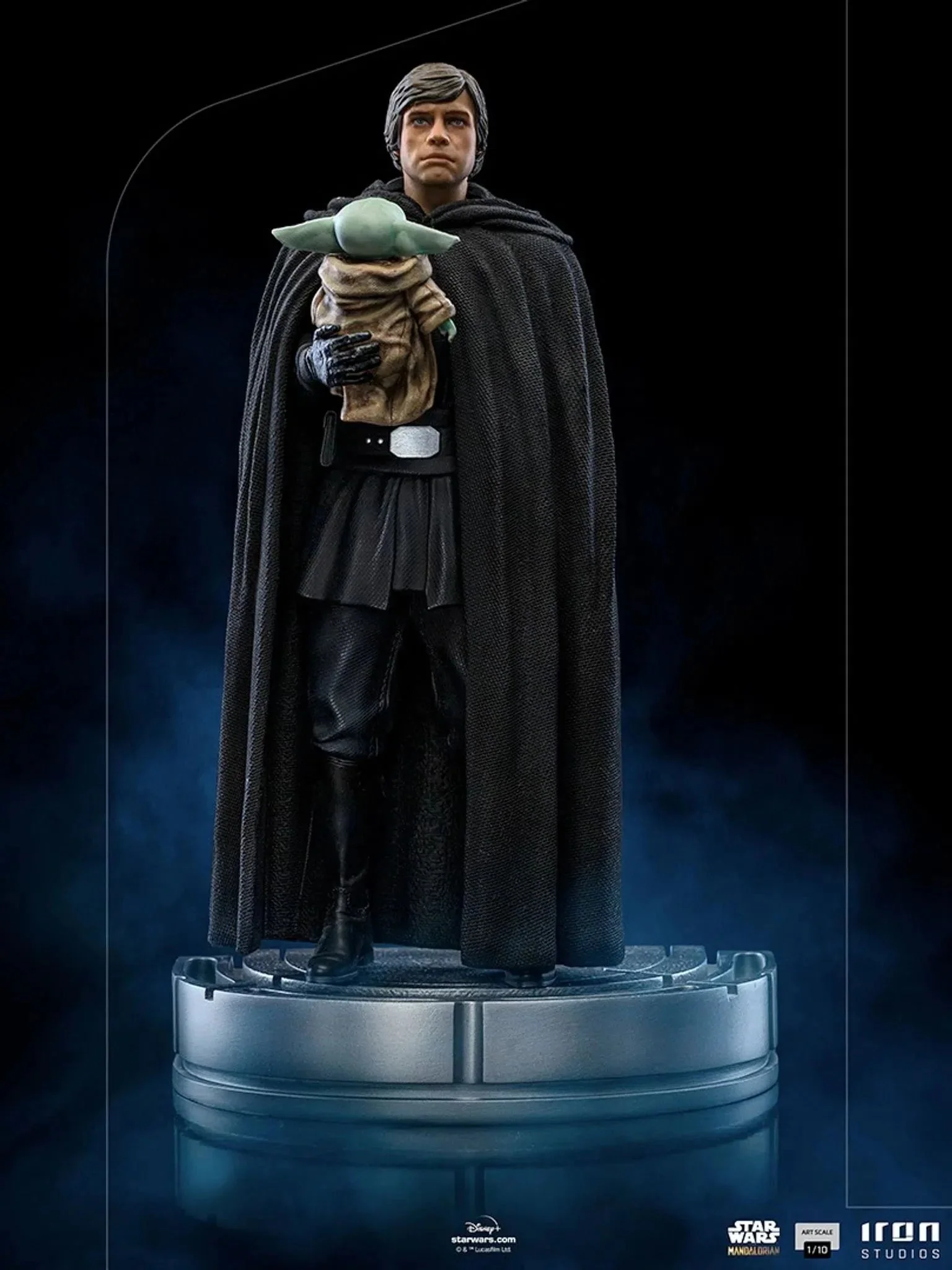 The Mandalorian Luke Skywalker And Grogu 1/10 Art Scale Statue by Iron Studios - Image 2