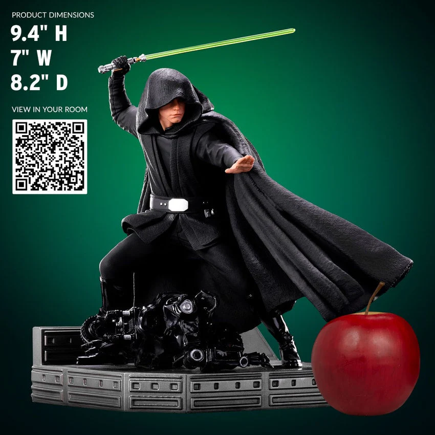 Starwars Luke Skywalker Combat Version 1/10 Art Scale Statue by Iron Studios - Image 2