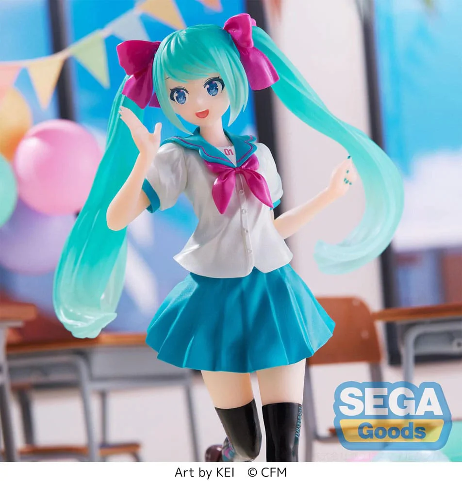 Hatsune Miku 16th Anniversarry 18 cm Luminasta Figure by Sega - Image 2