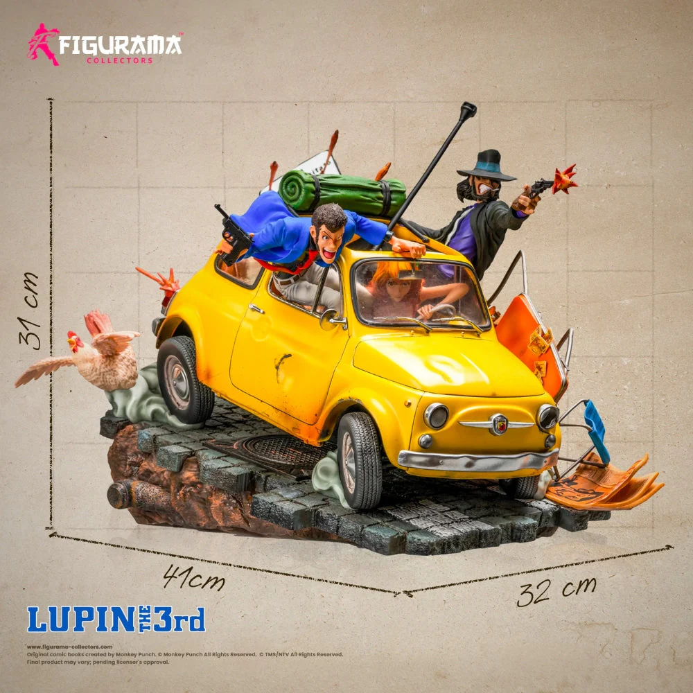 Lupin The Third - Lupin Jigen and Fujiko Elite Fandom 1/8 Scale Diorama by Figurama - Image 2