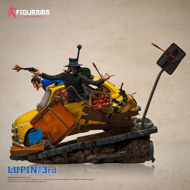 Lupin The Third - Lupin Jigen and Fujiko Elite Fandom 1/8 Scale Diorama by Figurama - Image 4
