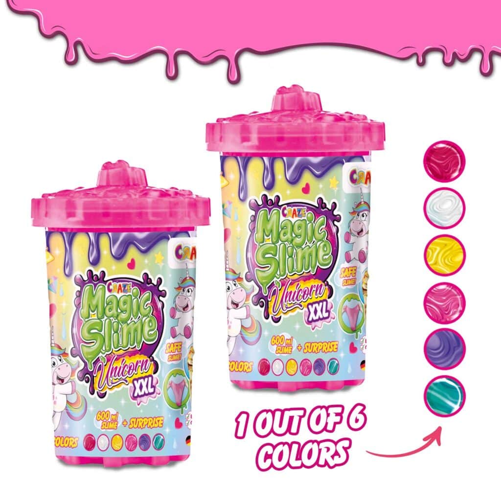 Magic Slime Unicorn Surprise XXL Can by Craze - Image 2