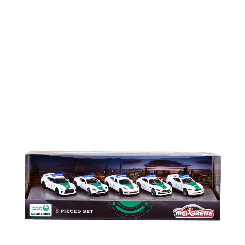 DUBAI POLICE 5 PIECES GIFTPACK - V1 BY MAJORETTE