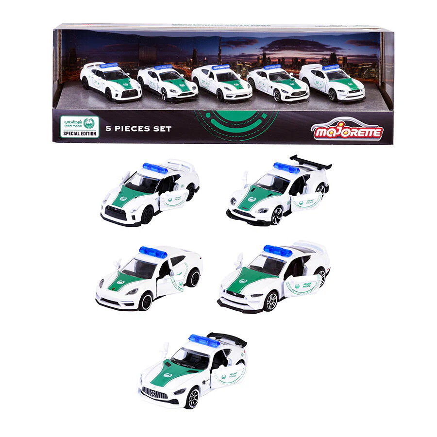 DUBAI POLICE 5 PIECES GIFTPACK - V1 BY MAJORETTE - Image 2