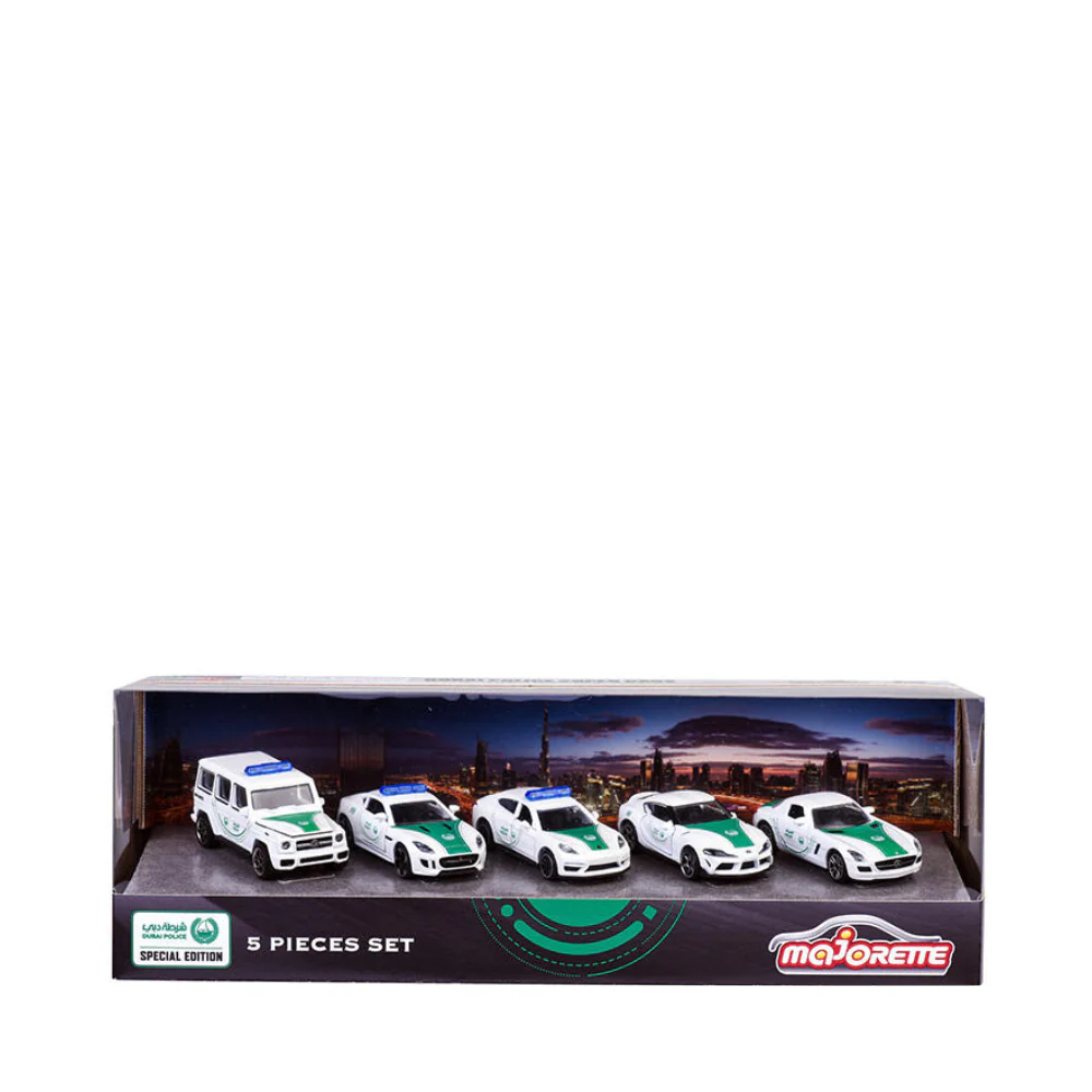 DUBAI POLICE 5 PIECES GIFTPACK - V2 BY MAJORETTE