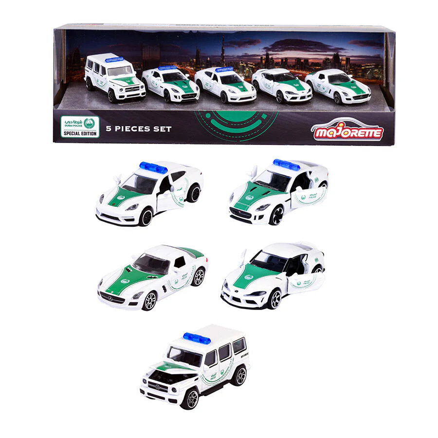DUBAI POLICE 5 PIECES GIFTPACK - V2 BY MAJORETTE - Image 2
