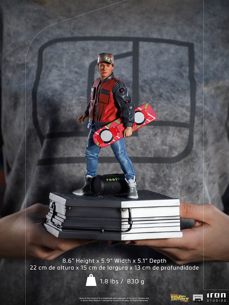Back To The Future II - Marty Mcfly Art Scale 1/10 Statue By Iron Studios - Image 4