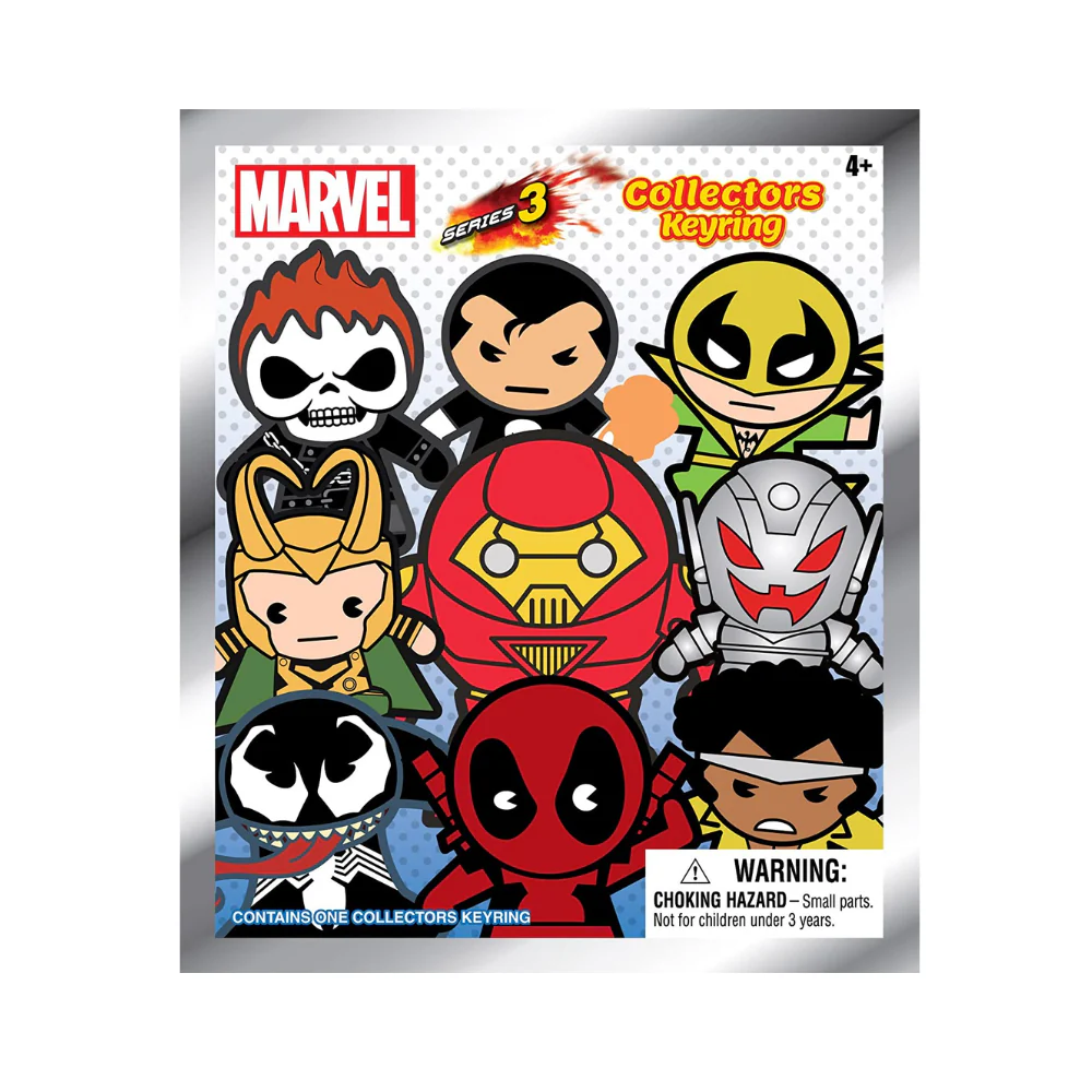 Marvel 3D Foam Key Ring Blind Pack Series 3