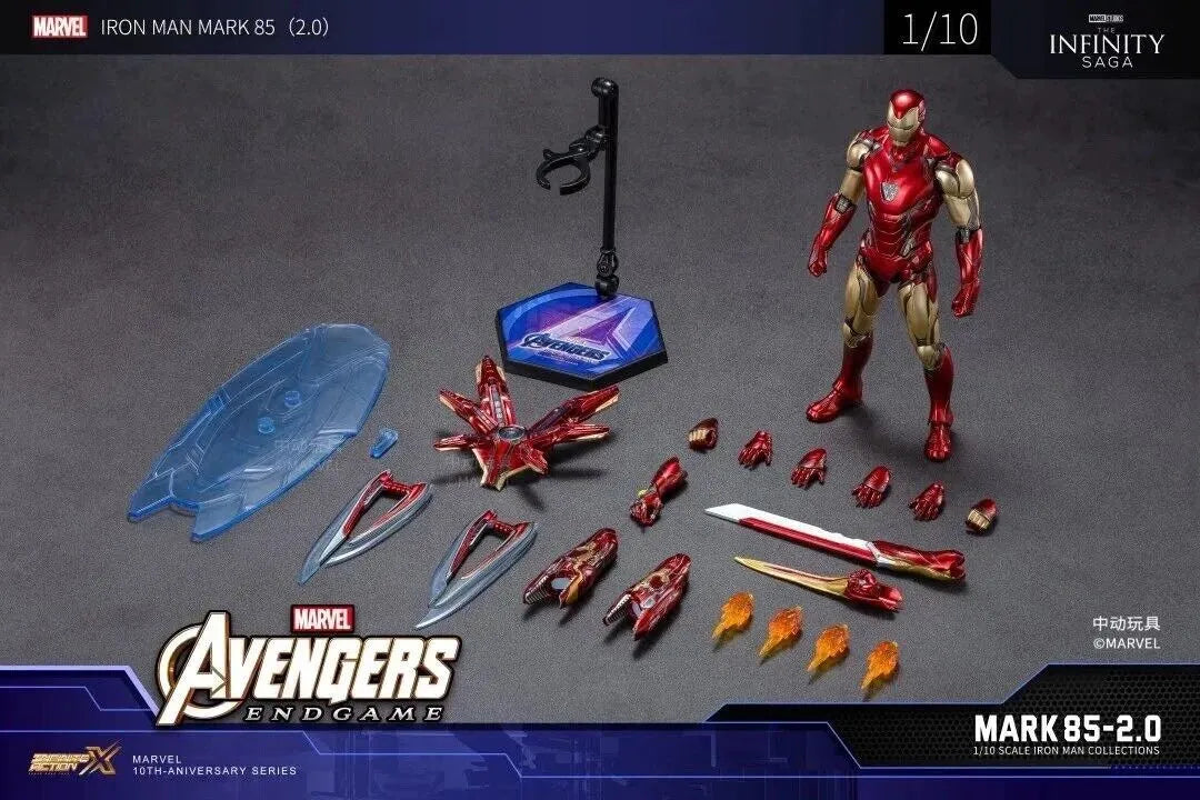 Marvel Avengers 3 Iron Man Mark 85 Action Figure By ZD Toys - Image 8