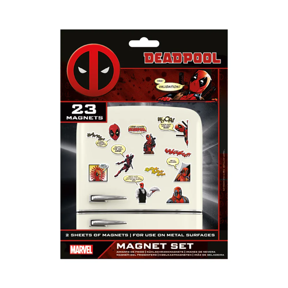 MARVEL- DEADPOOL (MAGNET SET) By PYRAMID
