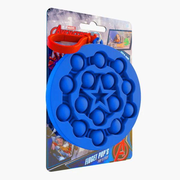 Marvel Captain America Fidget Pop-up Keychain by Hasbro - Image 2