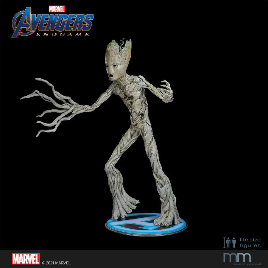 Marvel Avengers Endgame Teenage Groot Lifesize Statue by Muckle Manequins - Image 4