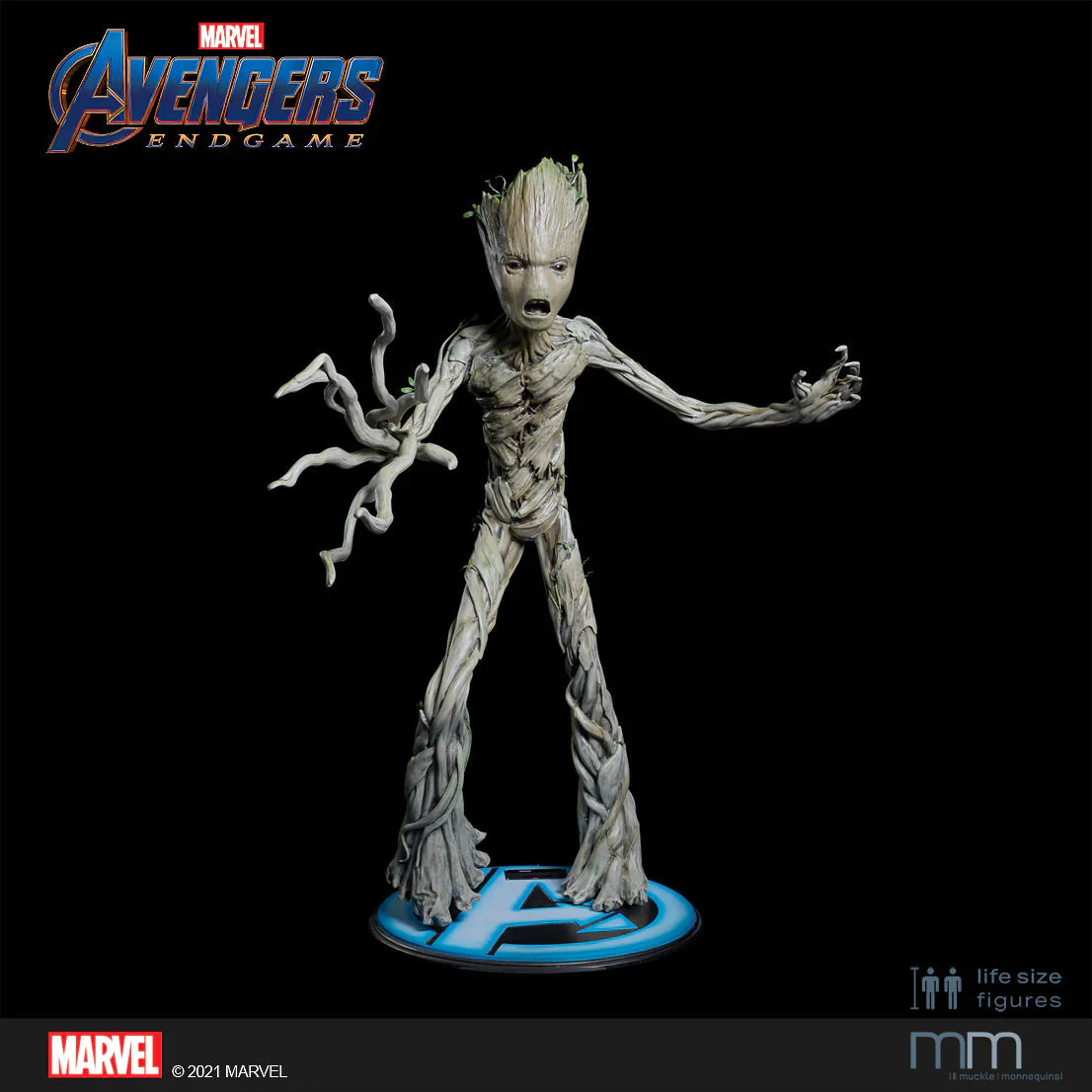 Marvel Avengers Endgame Teenage Groot Lifesize Statue by Muckle Manequins - Image 5