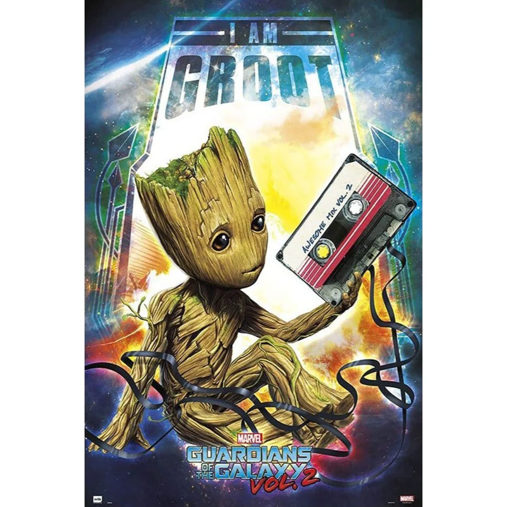 Marvel Guardians Of The Galaxy Vol 2 Groot 61x91 cm Poster by Grupo Erik