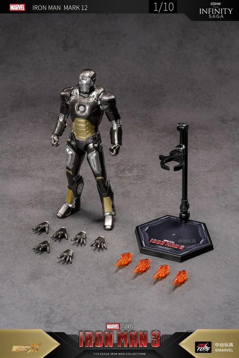 Marvel IRON MAN MK12 Action Figure By ZD Toys - Image 2