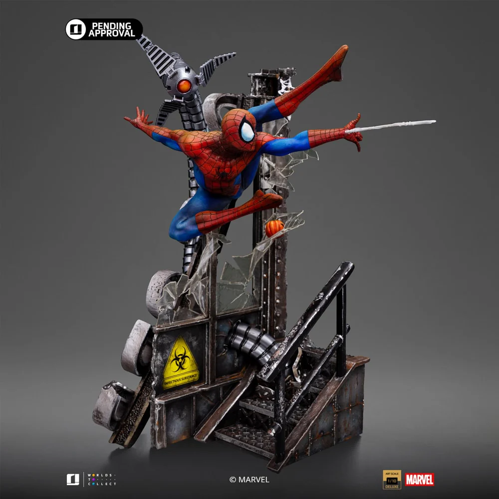 Marvel Spider Man (10th Anniversary) 1:10 Scale Statue by Iron Studios - Image 2