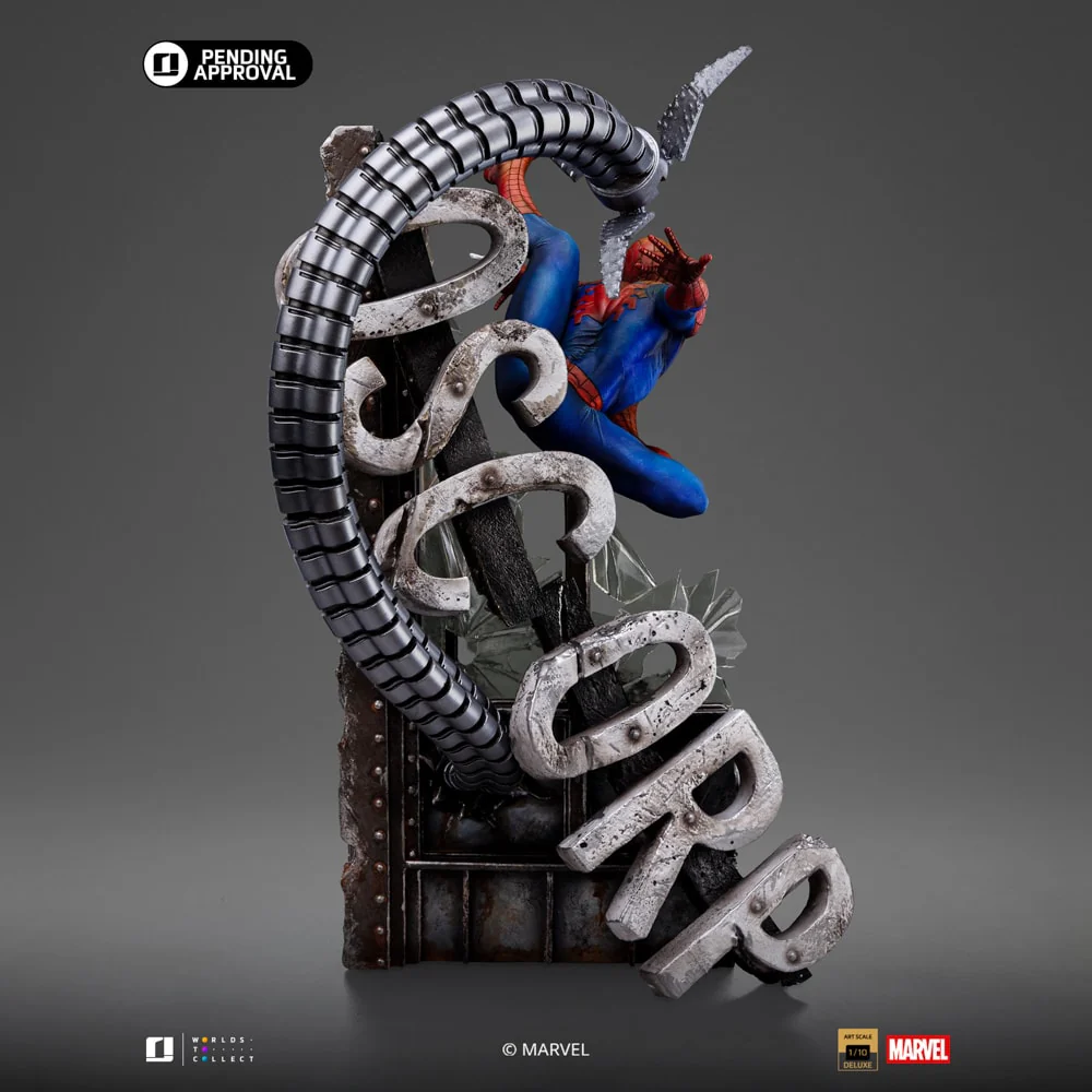 Marvel Spider Man (10th Anniversary) 1:10 Scale Statue by Iron Studios - Image 3