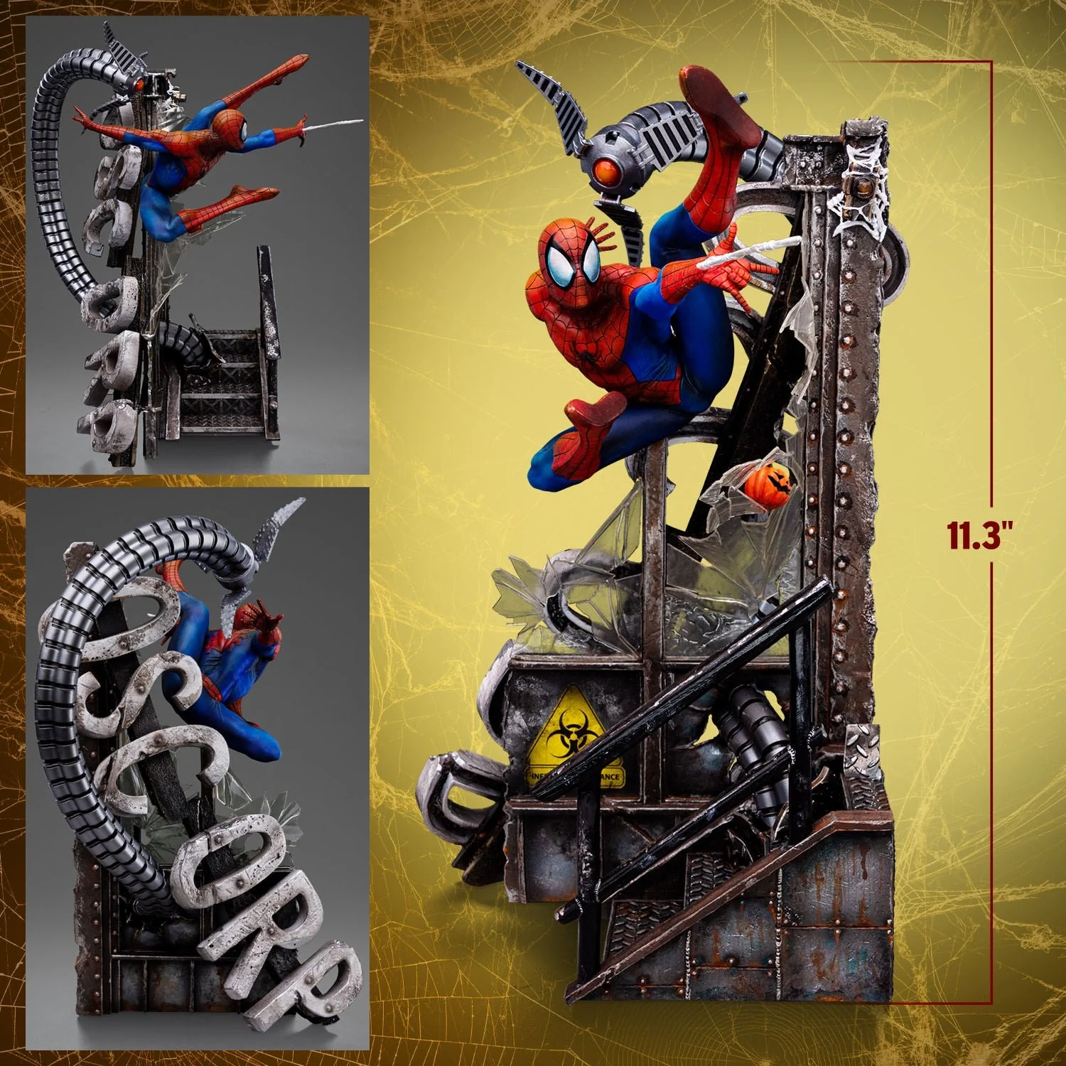 Marvel Spider Man (10th Anniversary) 1:10 Scale Statue by Iron Studios - Image 5