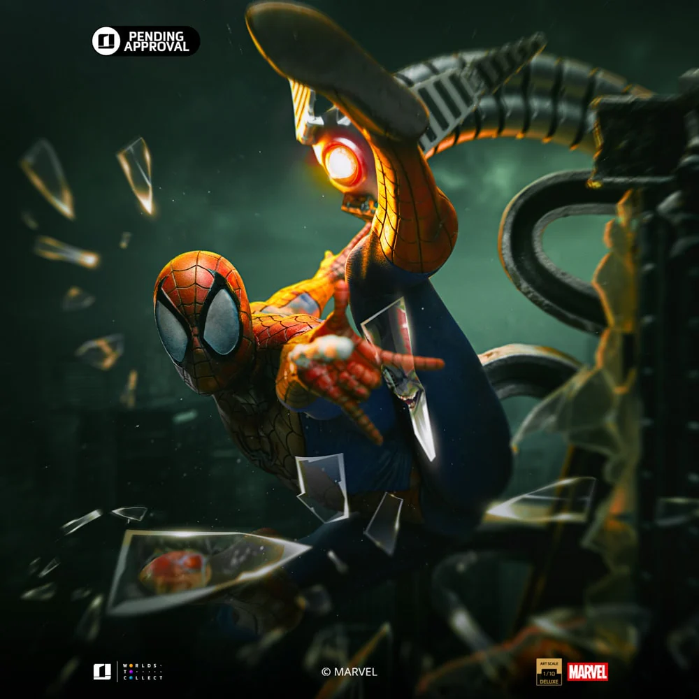 Marvel Spider Man (10th Anniversary) 1:10 Scale Statue by Iron Studios - Image 6