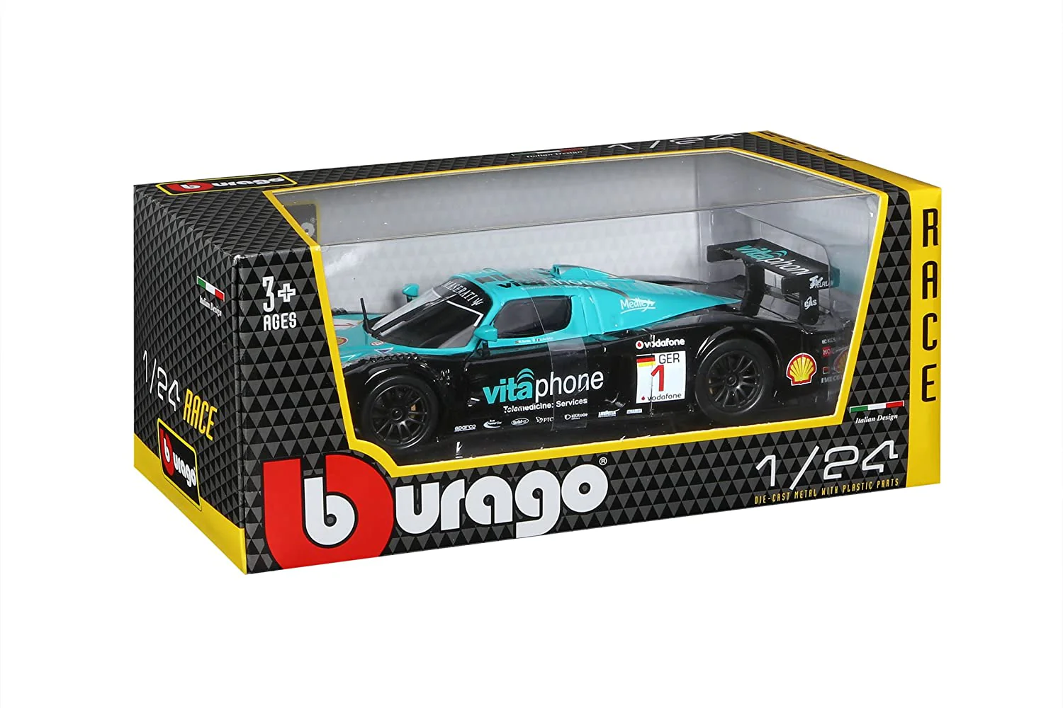 Maserati MC12 - 1:24 RACING Diecast Cars by Bburago - Image 2