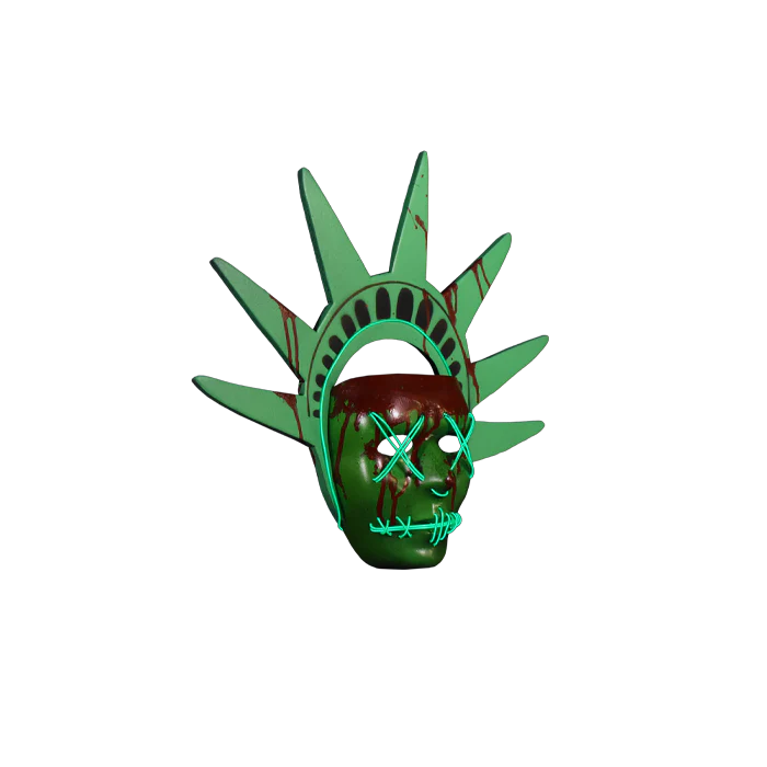 The Purge - Lady Liberty Mask with Lights by Trick or Treat Studios - Image 2