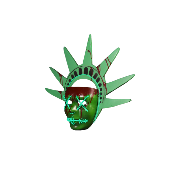 The Purge - Lady Liberty Mask with Lights by Trick or Treat Studios - Image 3