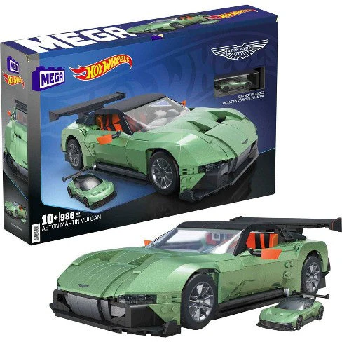 Mega Hot Wheels Aston Martin Vulcan Collectible Building Set - 986pcs - Image 2