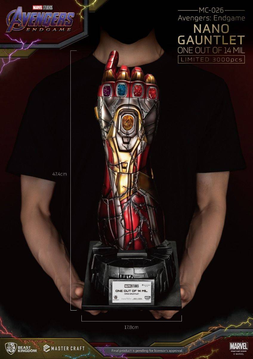 Marvel Avengers : Endgame Master Craft Nano Gauntlet 1/140006 by Beast Kingdom (MC-026) - Image 3