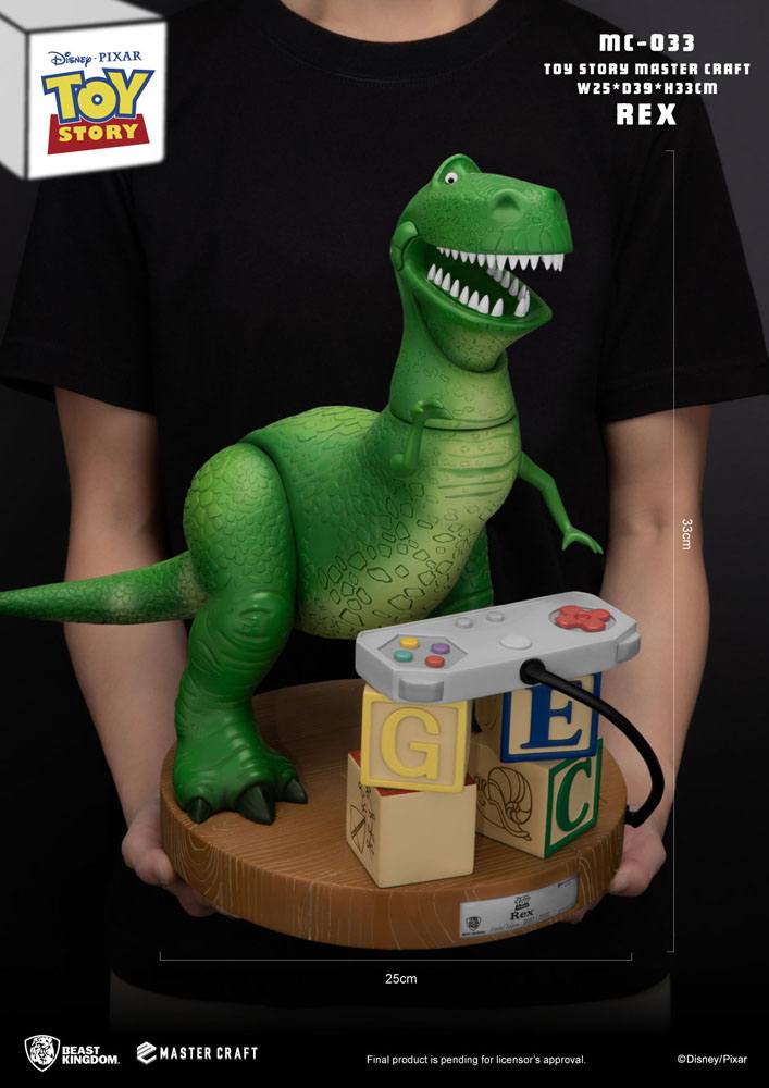 Toy Story Master Craft Rex Statue by Beast Kingdom - Image 4