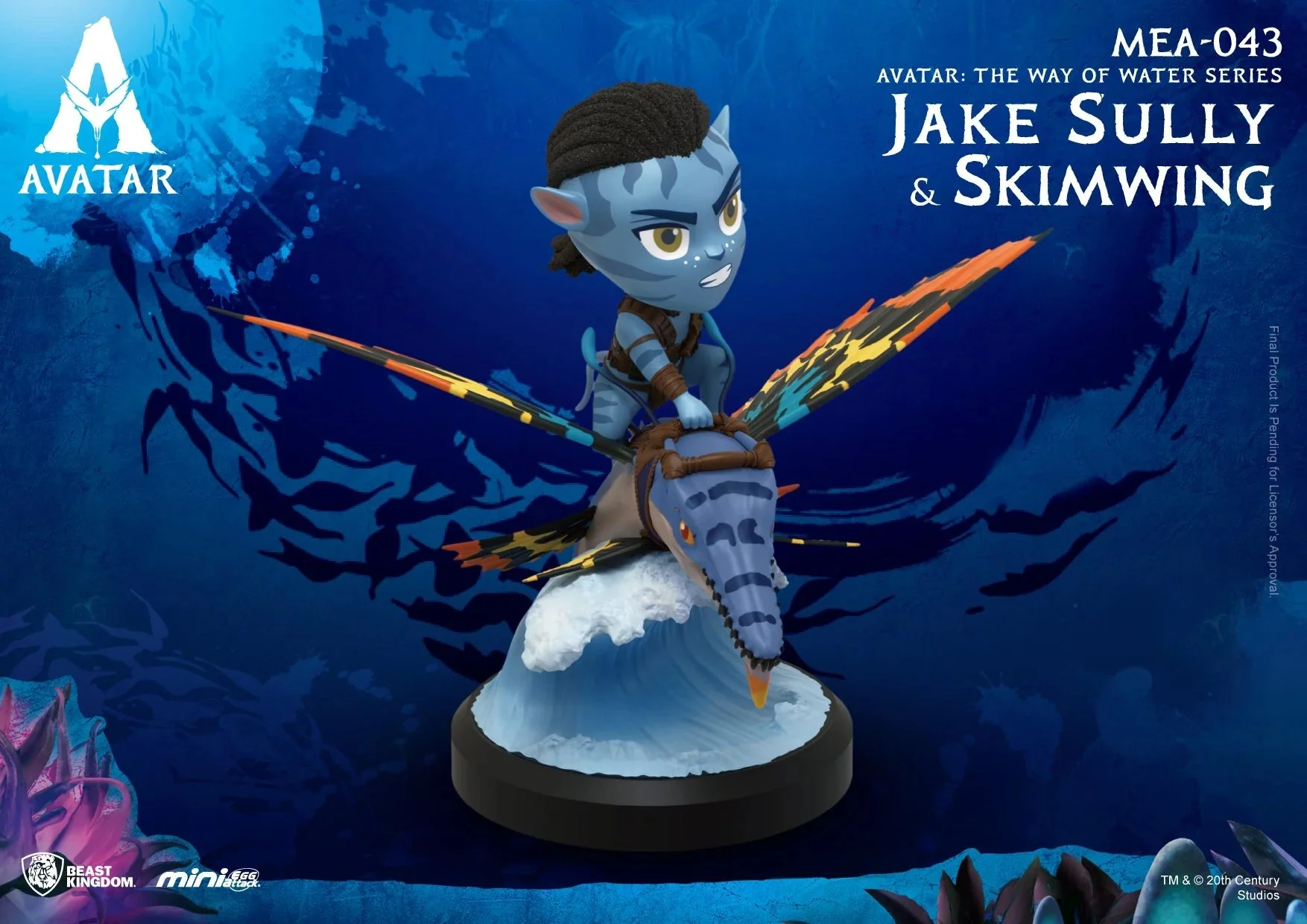Avatar : The Way Of Water Series Jake Sully & Skimwing Mini Egg Attack Figure by Beast Kingdom (MEA-043) - Image 4