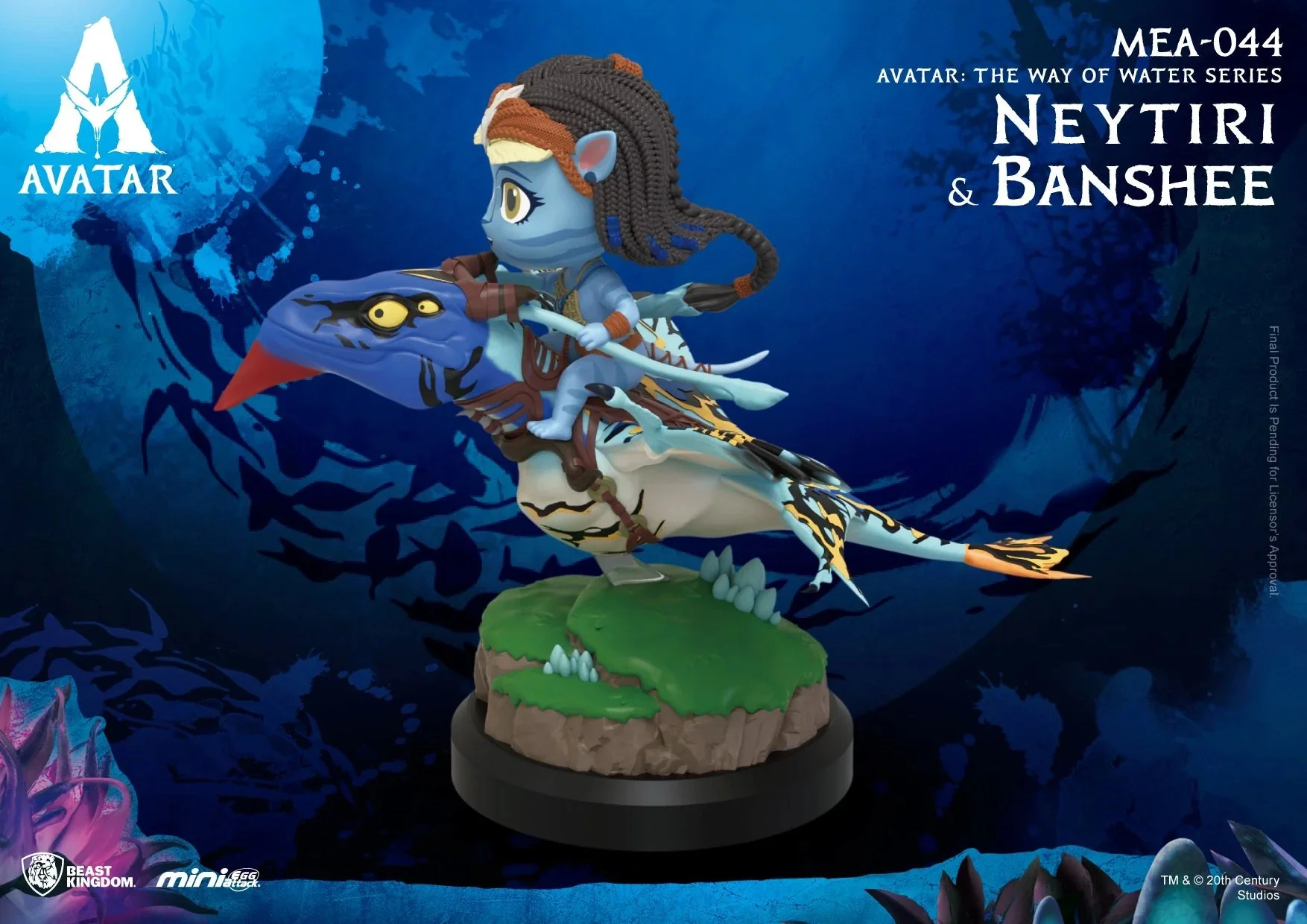 Avatar : The Way Of Water Series Neytiri & Banshee Mini Egg Attack Figure by Beast Kingdom (MEA-044) - Image 2